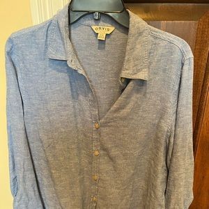 Linen long sleeve shirt